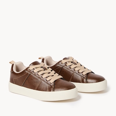 Kid Boys' Lace-Up Sneakers - Brown