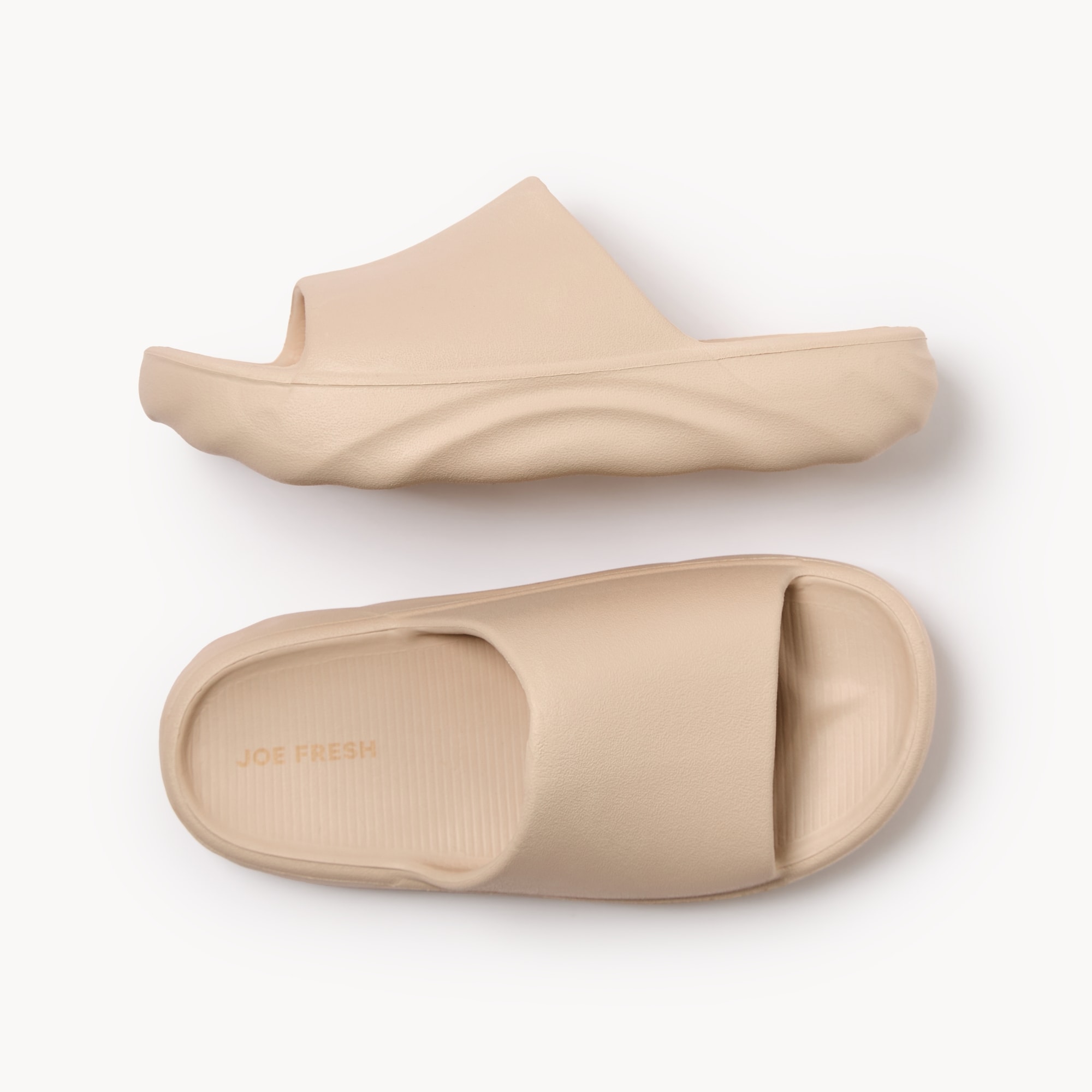 khaki yeezy slides