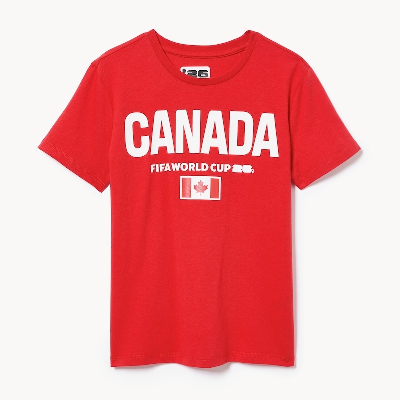【FIFA Worlld Cup 2026】T-Shirts2枚&エコバッグ FIFA Kids' FIFA World Cup 2026™ Team Canada T-Shirt - 1 ea | Fortinos