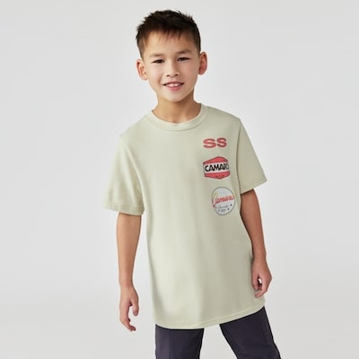T-shirt Chevrolet Camaro pour garçons - beige clair