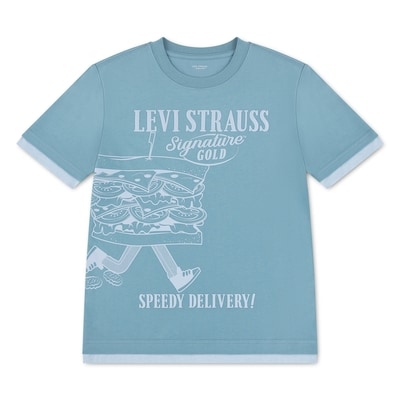 Kid Boys' Levi Strauss Signature™ Gold T-Shirt - Dark Blue