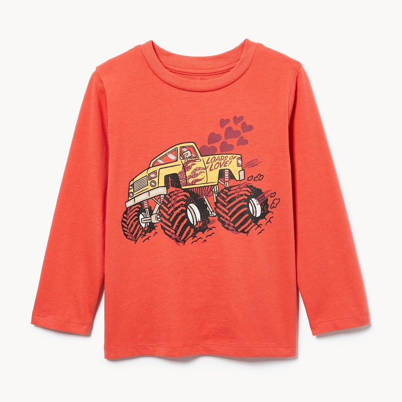 Toddler Boys' Graphic Long Sleeve Top