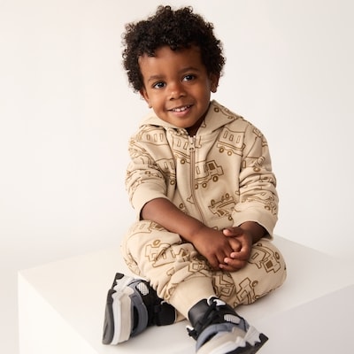 Joe Fresh Haut à capuchon imprimé à fermeture éclair 1 ea, 16,00 $/1ch