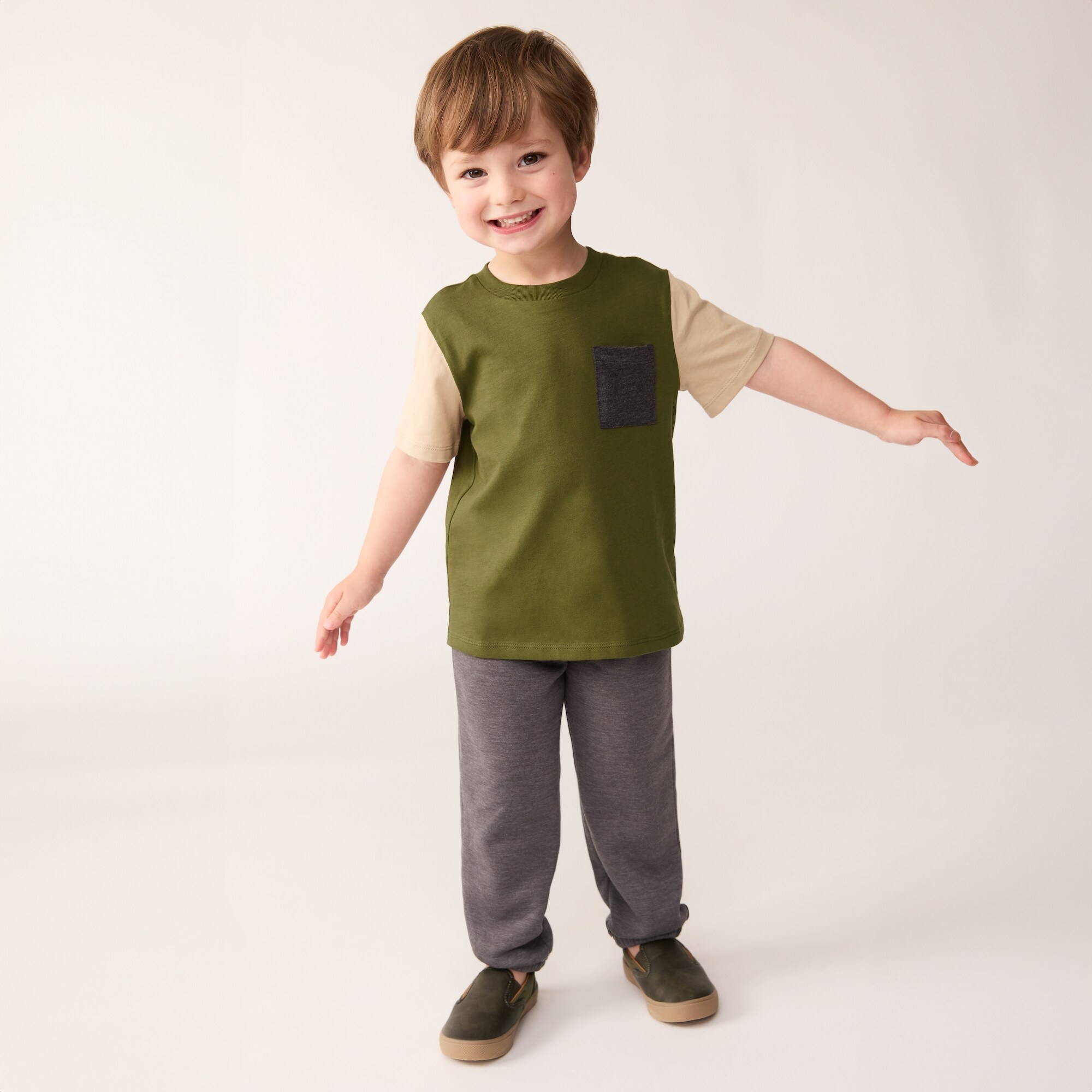 Toddler Boys' 3-Pack Colour Block T-Shirt