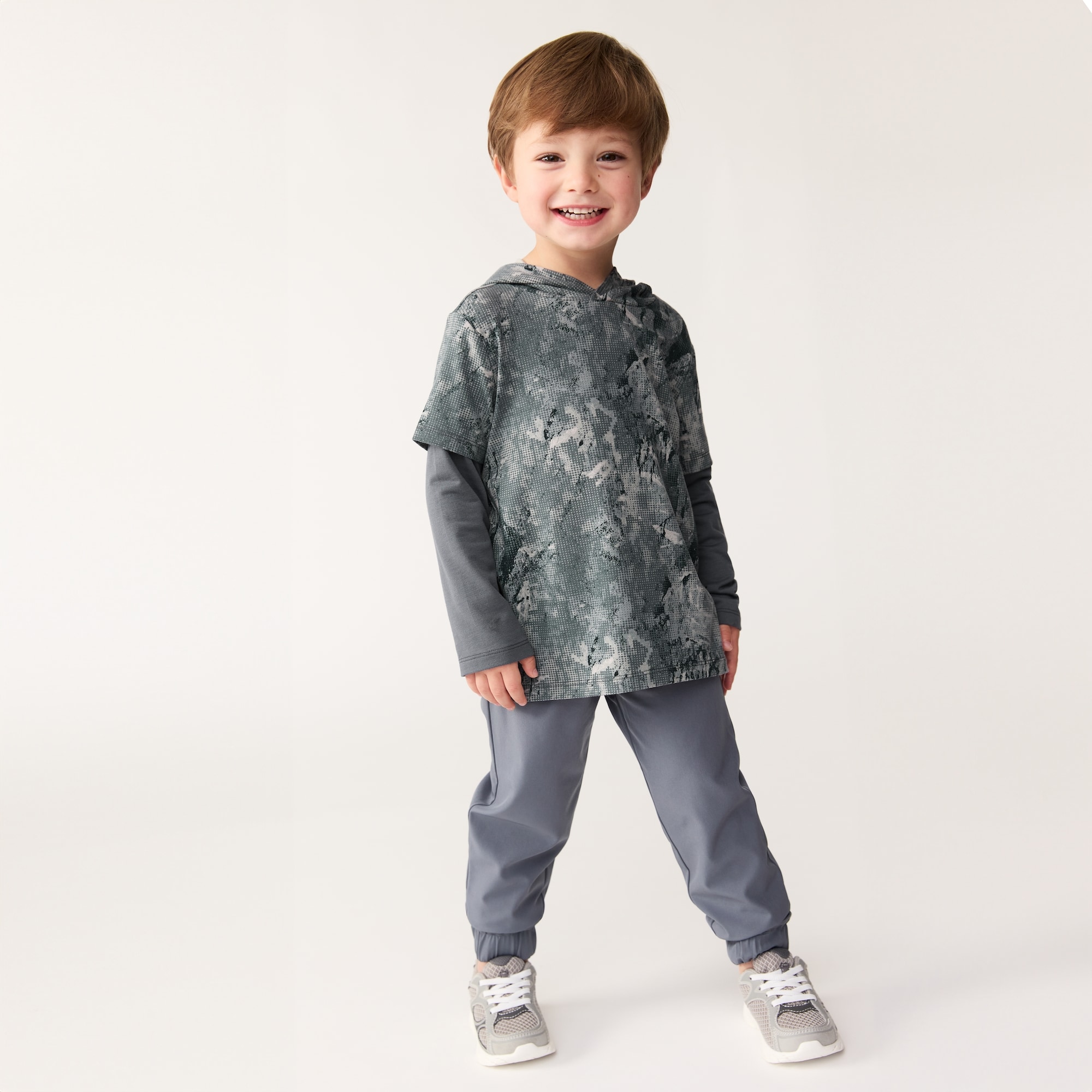 T-shirt superposé manches longues, petits garçons