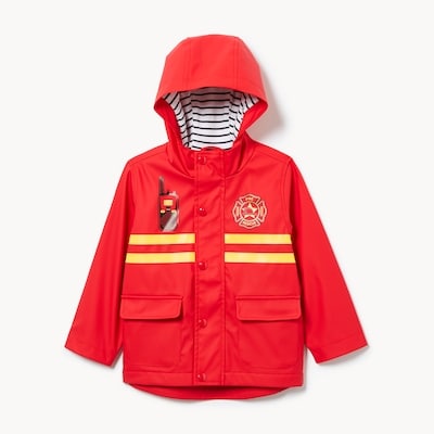 Imperméable imprimé pour petits garçons - ROUGE cerise
