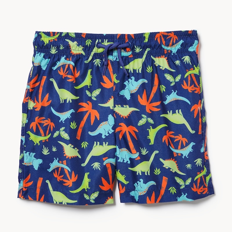 Toddler Boys' Printed Swim Trunk