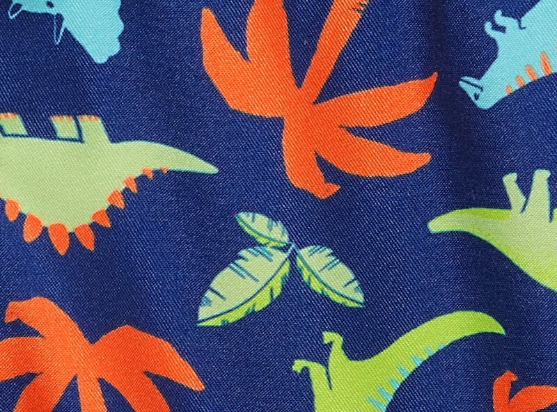 Toddler Boys' Printed Swim Trunk