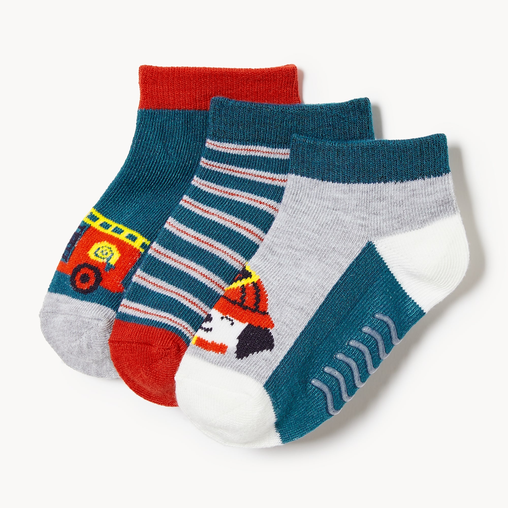 Ens. de 3 paires de socquettes pour petits garçons