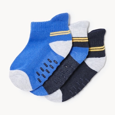 Toddler Boys' 3-Pack Low-Cut Socks - Blue