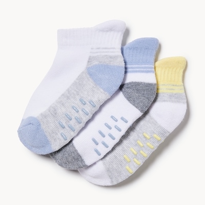 Ens. de 3 paires de socquettes pour petits garçons - Assorties