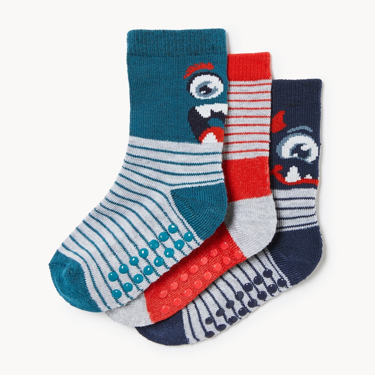 Toddler Boys' 3-Pack Crew Socks