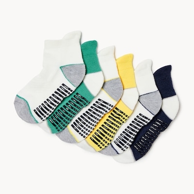 Toddler Boys' 6-Pack Ankle Socks - Multi