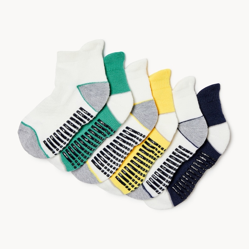 Toddler Boys' 6-Pack Ankle Socks