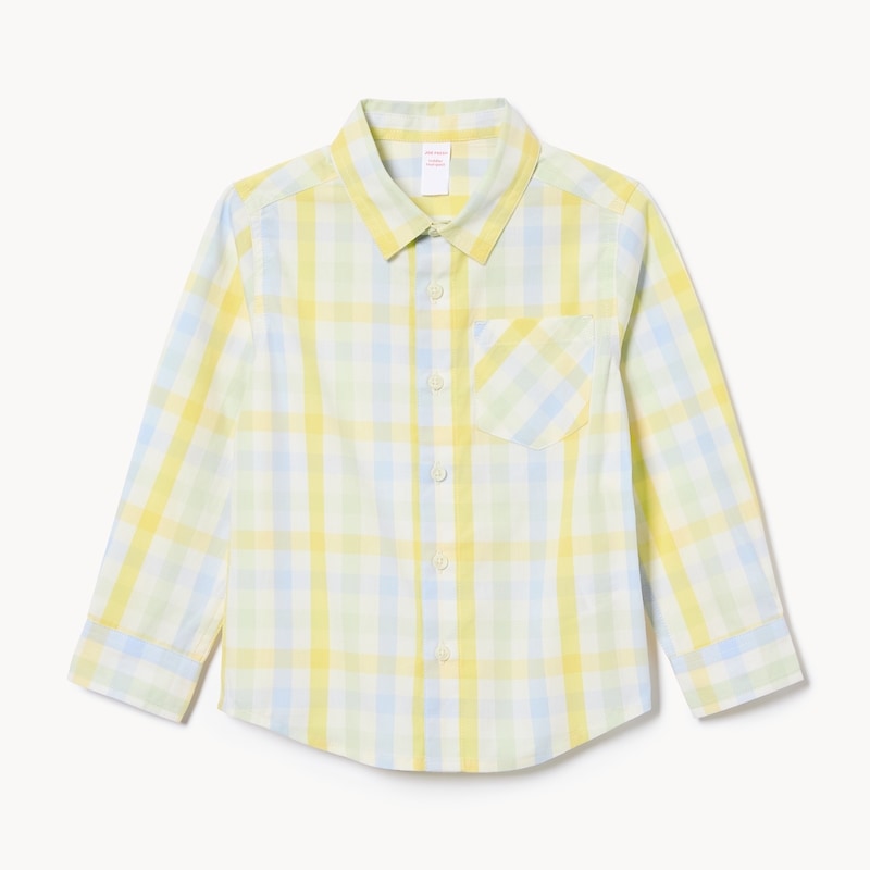 Toddler Boys' Gingham Shirt