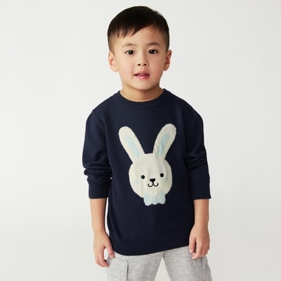 Joe Fresh Chandail imprimé à motif de lapin, petits garçons 1 ea, 24,00 $/1ch
