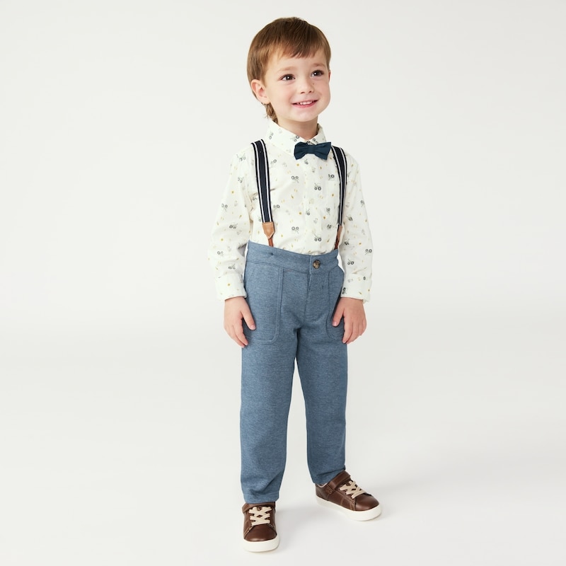 Toddler Boys' Shirt & Suspender Set
