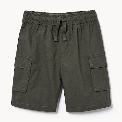 Toddler Boys' Woven Cargo Short - Dark Stone