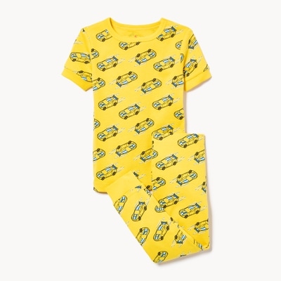 Pyjama imprimé 2 pièces pour petits garçons - Jaune