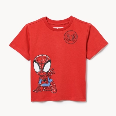 T-shirt Spider-Man de Marvel pour petits garçons - Rouge