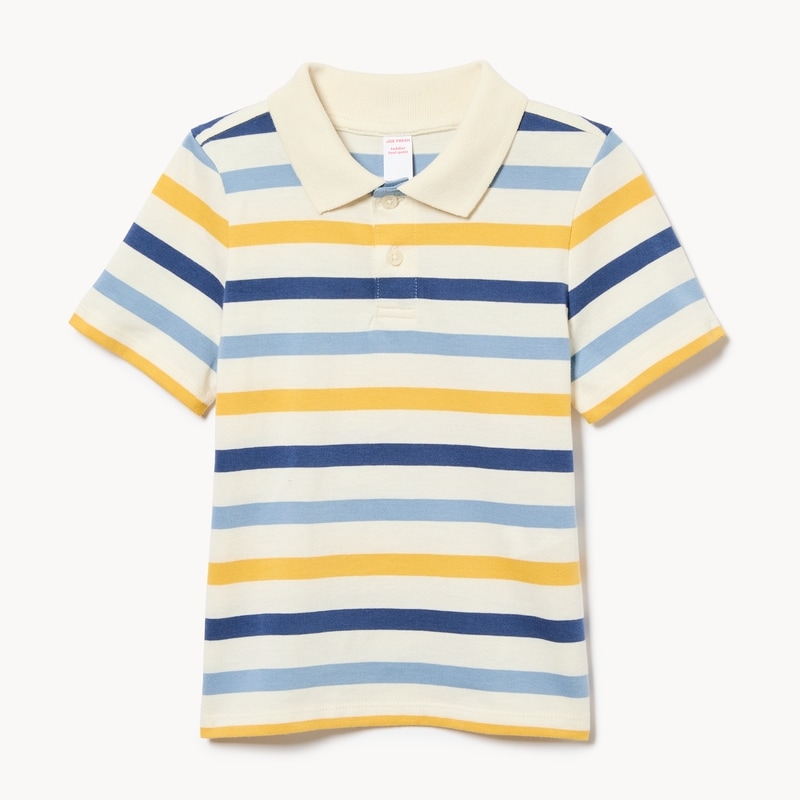 Toddler Boys' Striped Polo T-Shirt