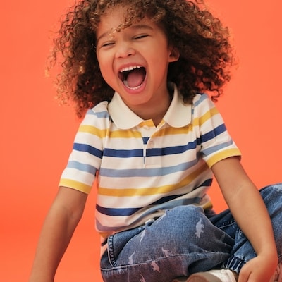 Joe Fresh Toddler Boys' Striped Polo T-Shirt 1 ea, $14.00/1ea