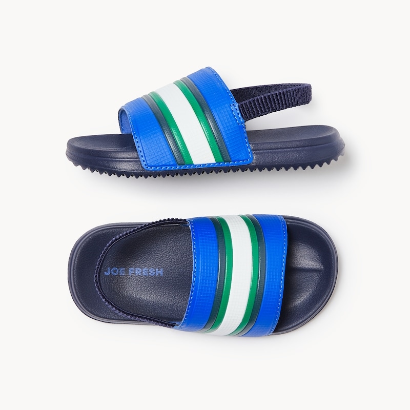 Toddler Boys' Striped Slides