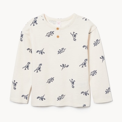 Joe Fresh Toddler Boys' Printed Henley Long Sleeve 1 ea, $14.00/1ea