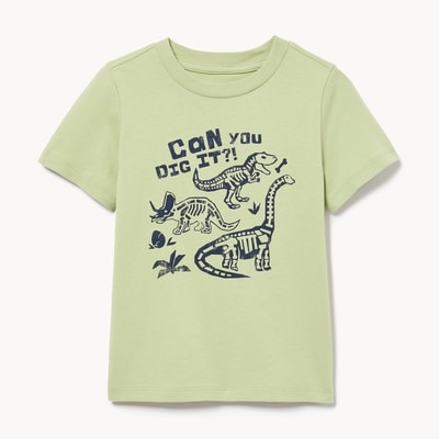 T-shirt imprimé pour tout-petits - Olive Pâle