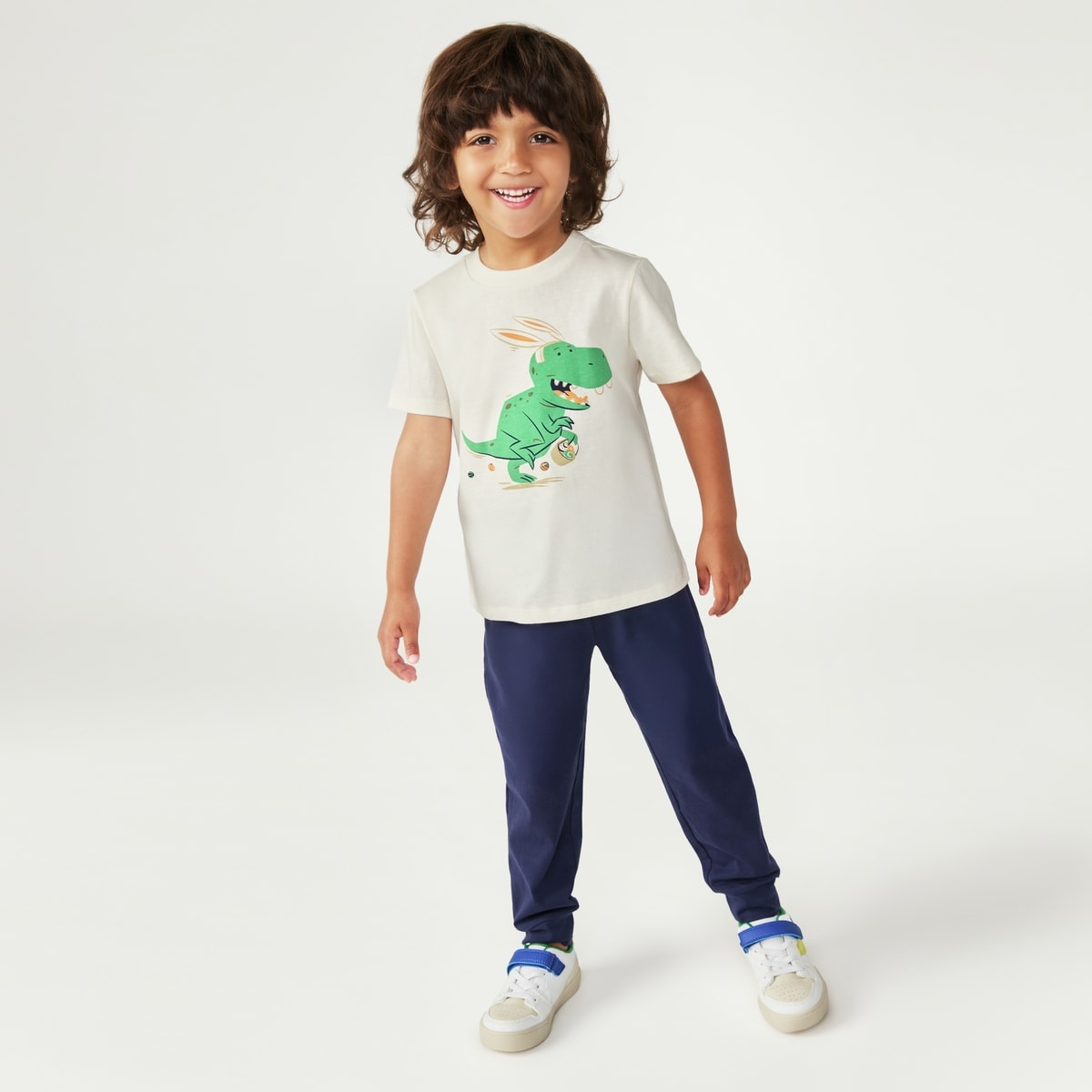 T-shirt imprim pour tout-petits - Blanc Cass