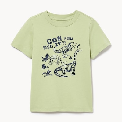 T-shirt imprimé pour tout-petits - Olive Pâle