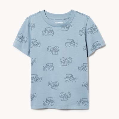 Toddler Printed T-Shirt - Dusty Blue