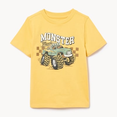 T-shirt imprimé pour tout-petits - Jaune