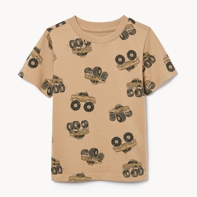T-shirt imprimé pour tout-petits - Brun Pâle