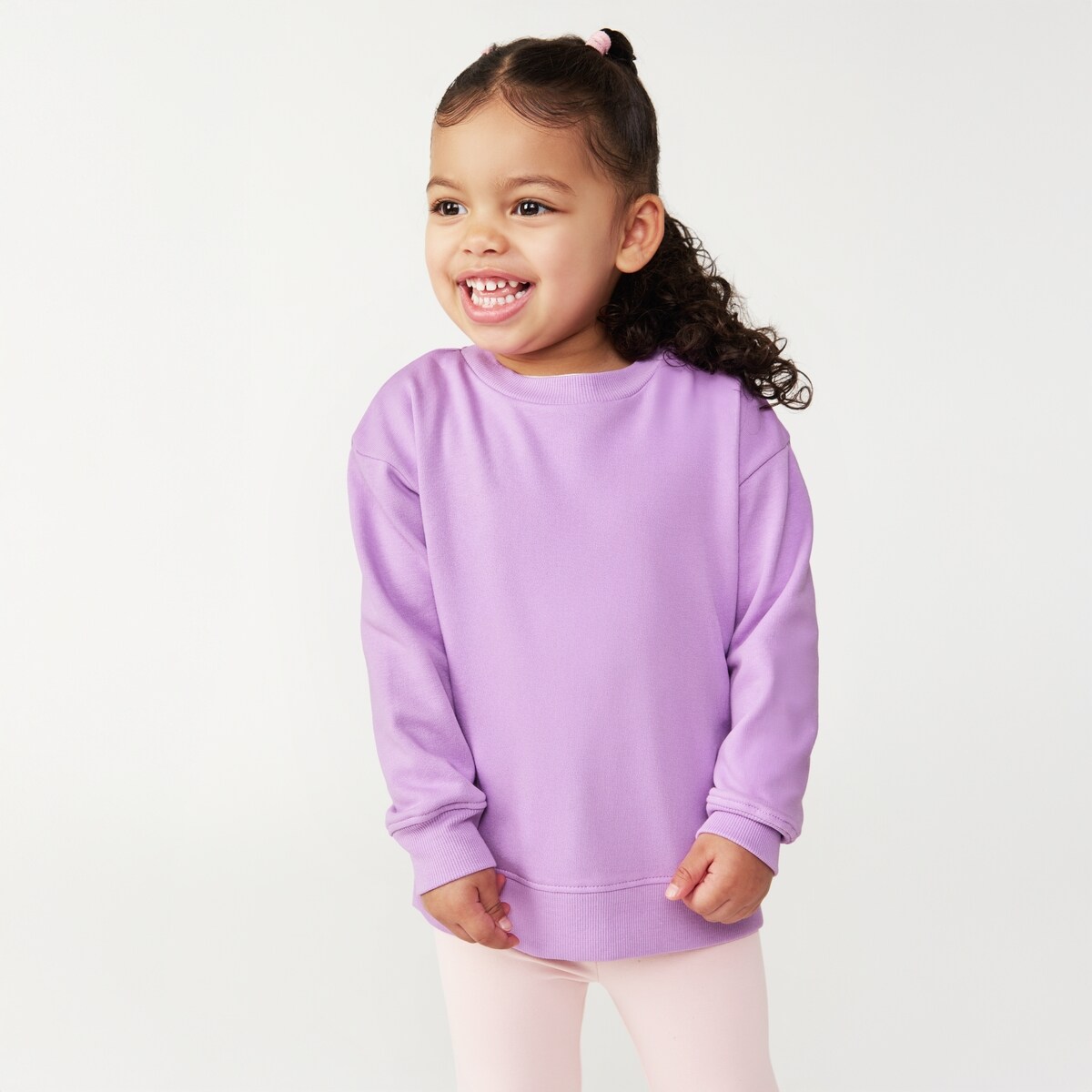 Toddler Boys' Crewneck Sweatshirt - Lavender