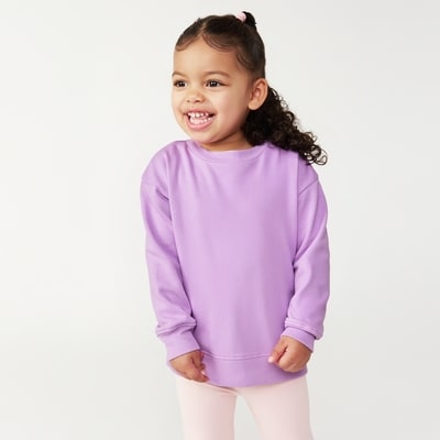 Toddler Boys' Crewneck Sweatshirt - Lavender