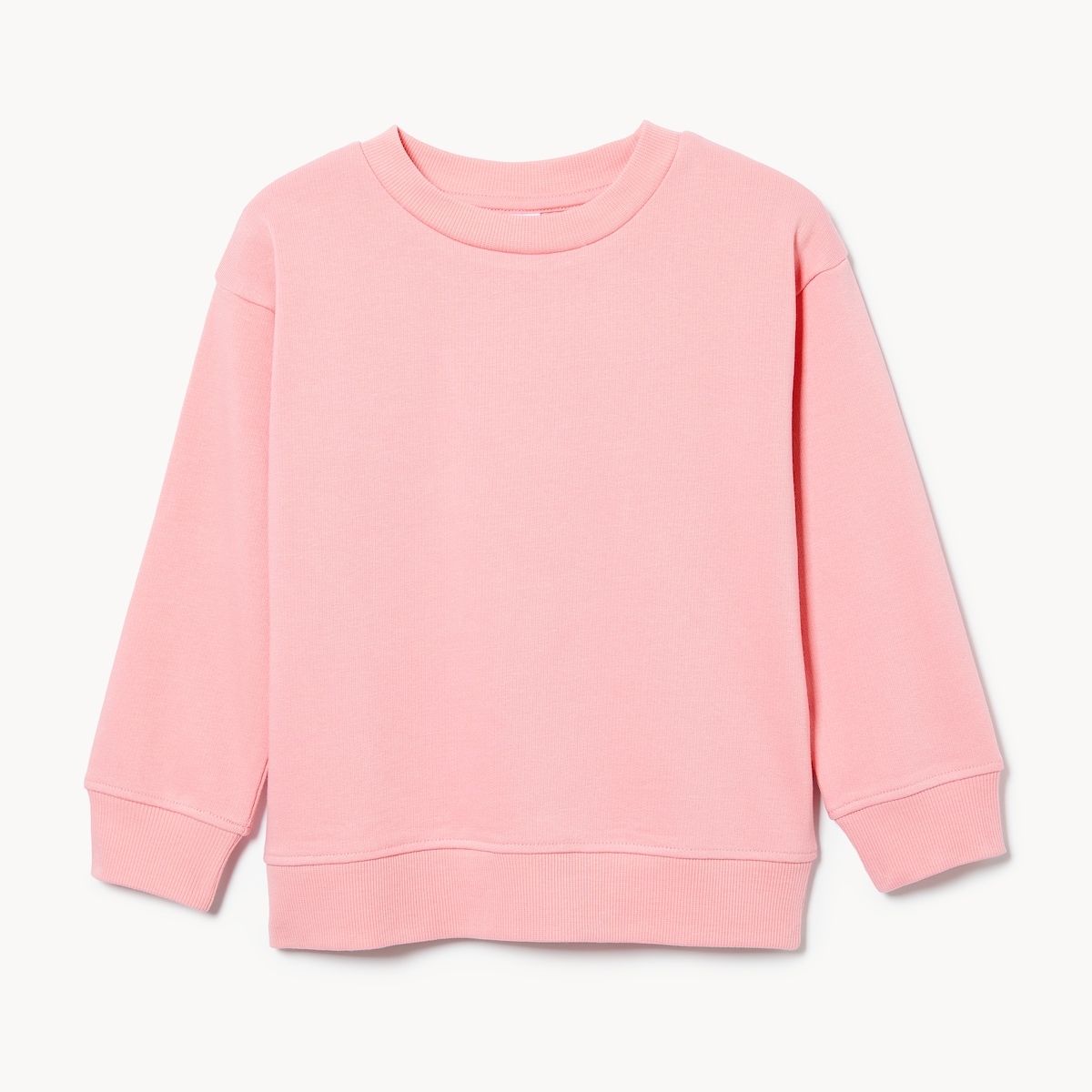 Chandail ras du cou en molleton, petits garons - Rose