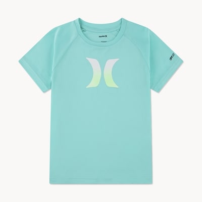 Maillot solaire Hurley pour petits garçons - Bleu-Vert