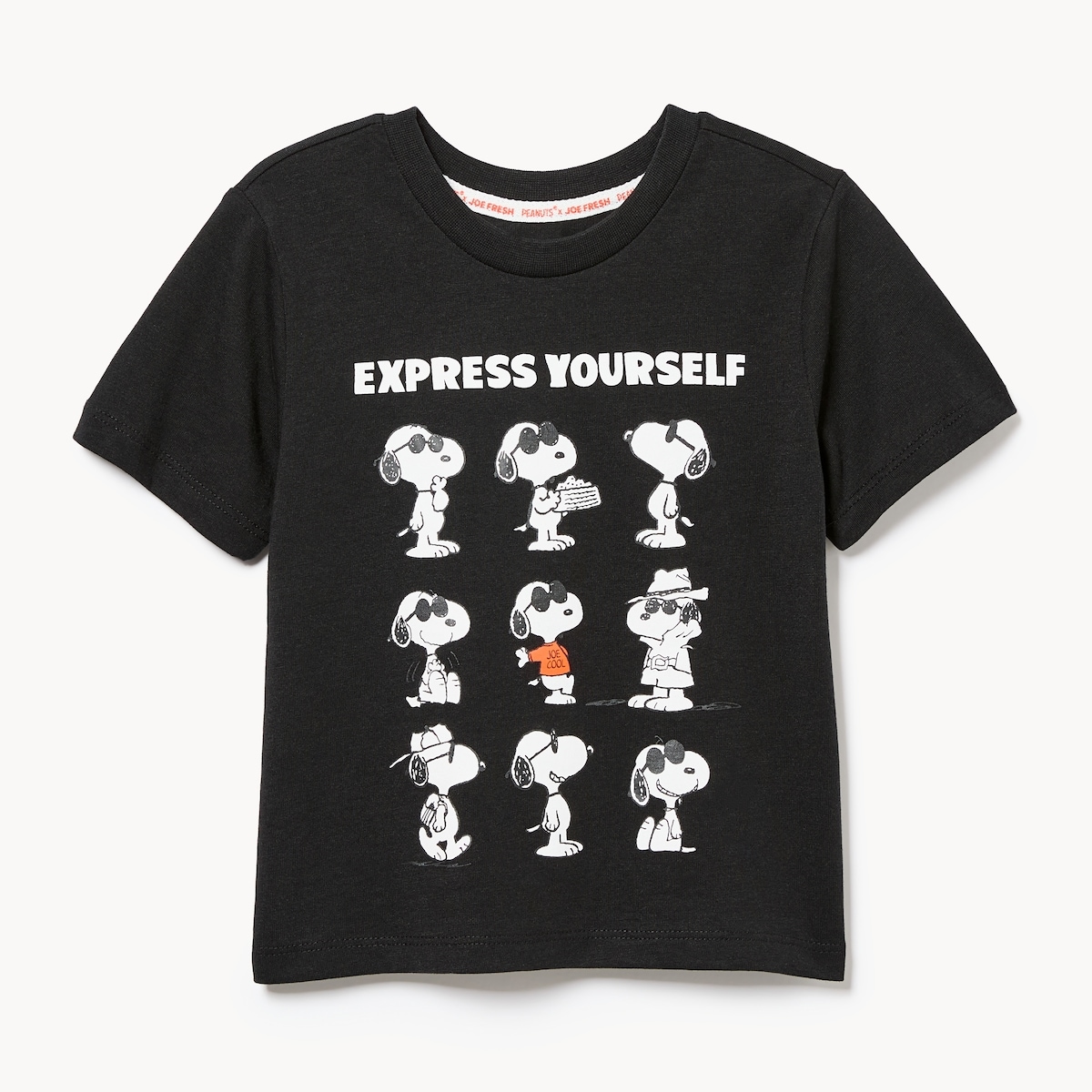 Toddler Peanuts Graphic T-Shirt - Black