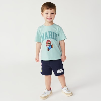 T-shirt Mario de Nintendo, petits garçons - Bleu