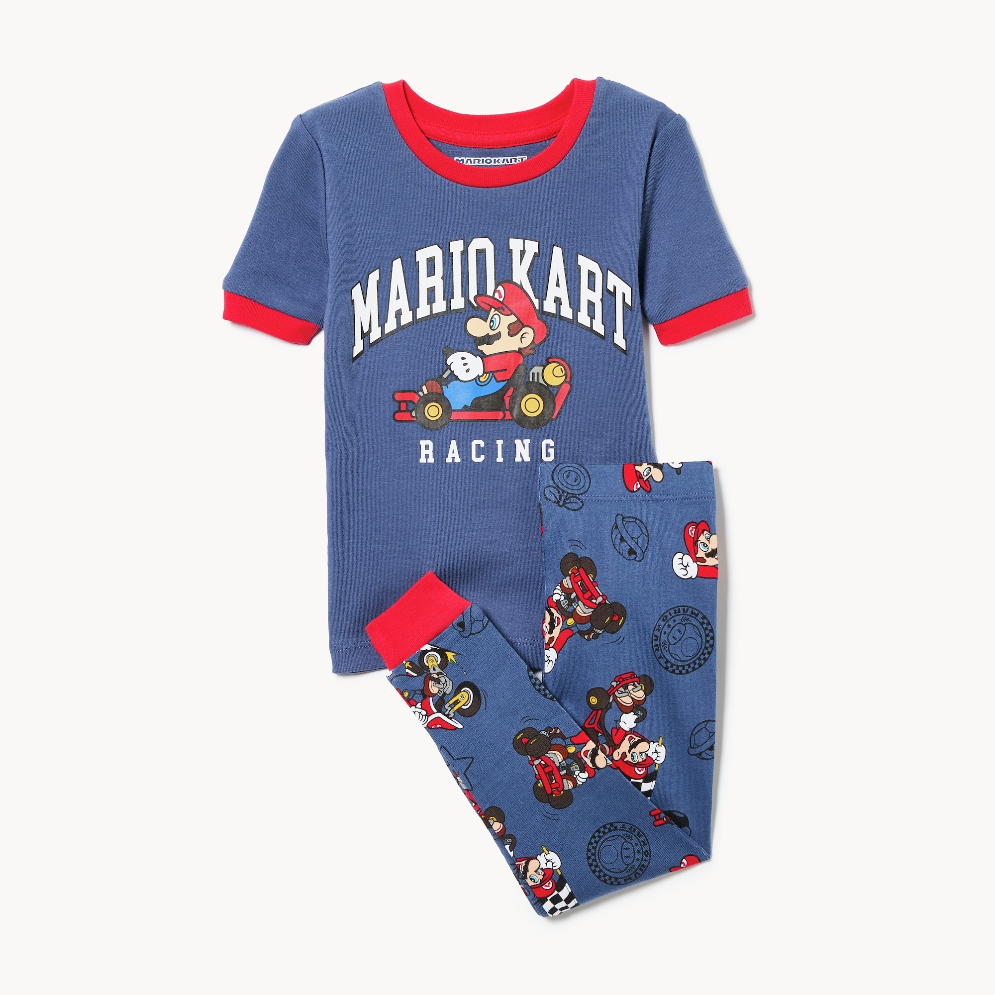 Toddler Boys' Nintendo Mario Kart Sleep Set in Navy from Joe Fresh