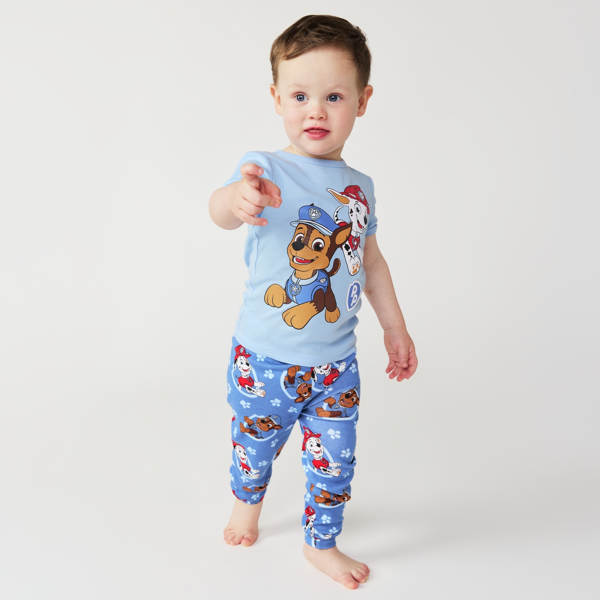 Toddler Boys' Paw Patrol Sleep Set in Blue from Joe Fresh