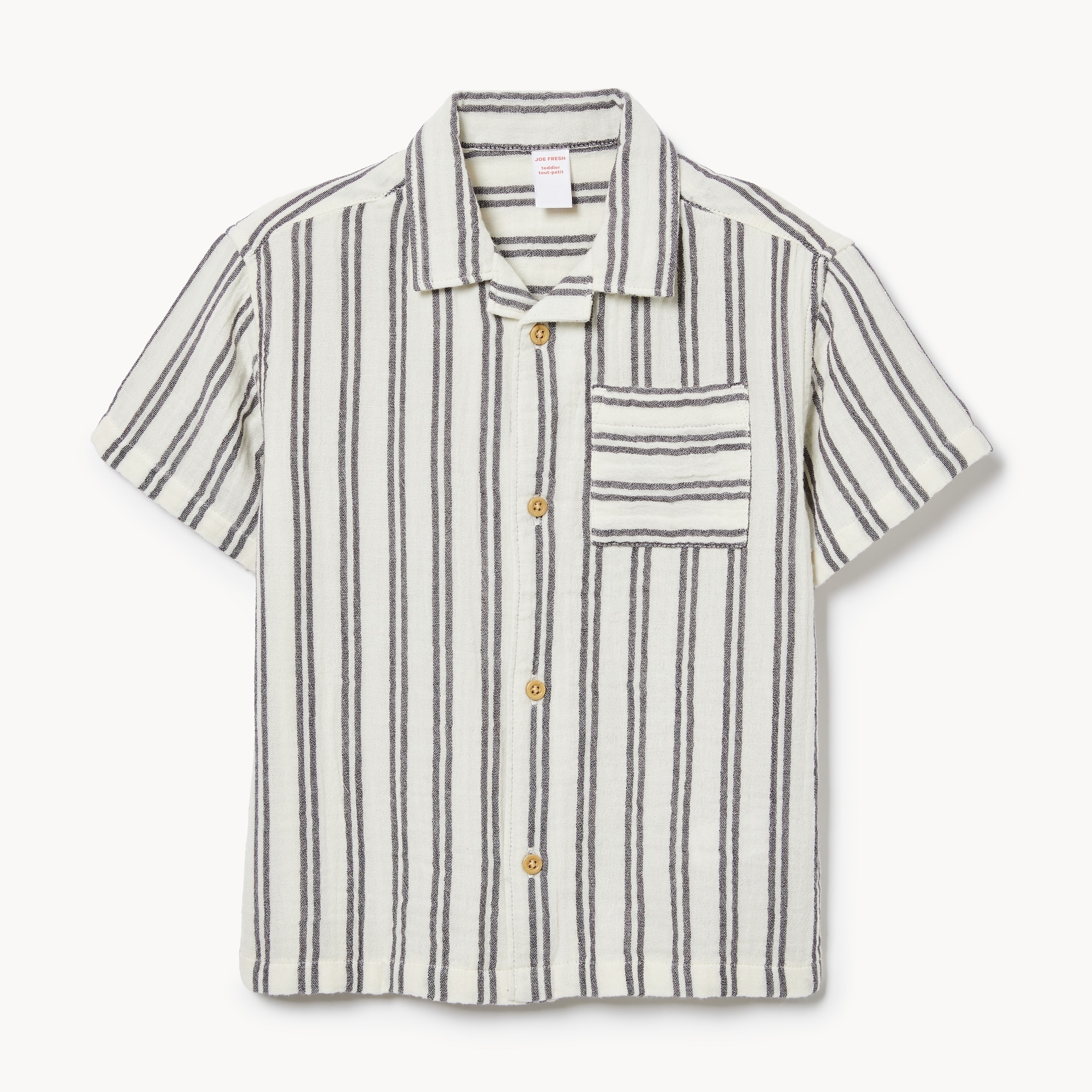 Toddler Boys' Gauze Button-Up