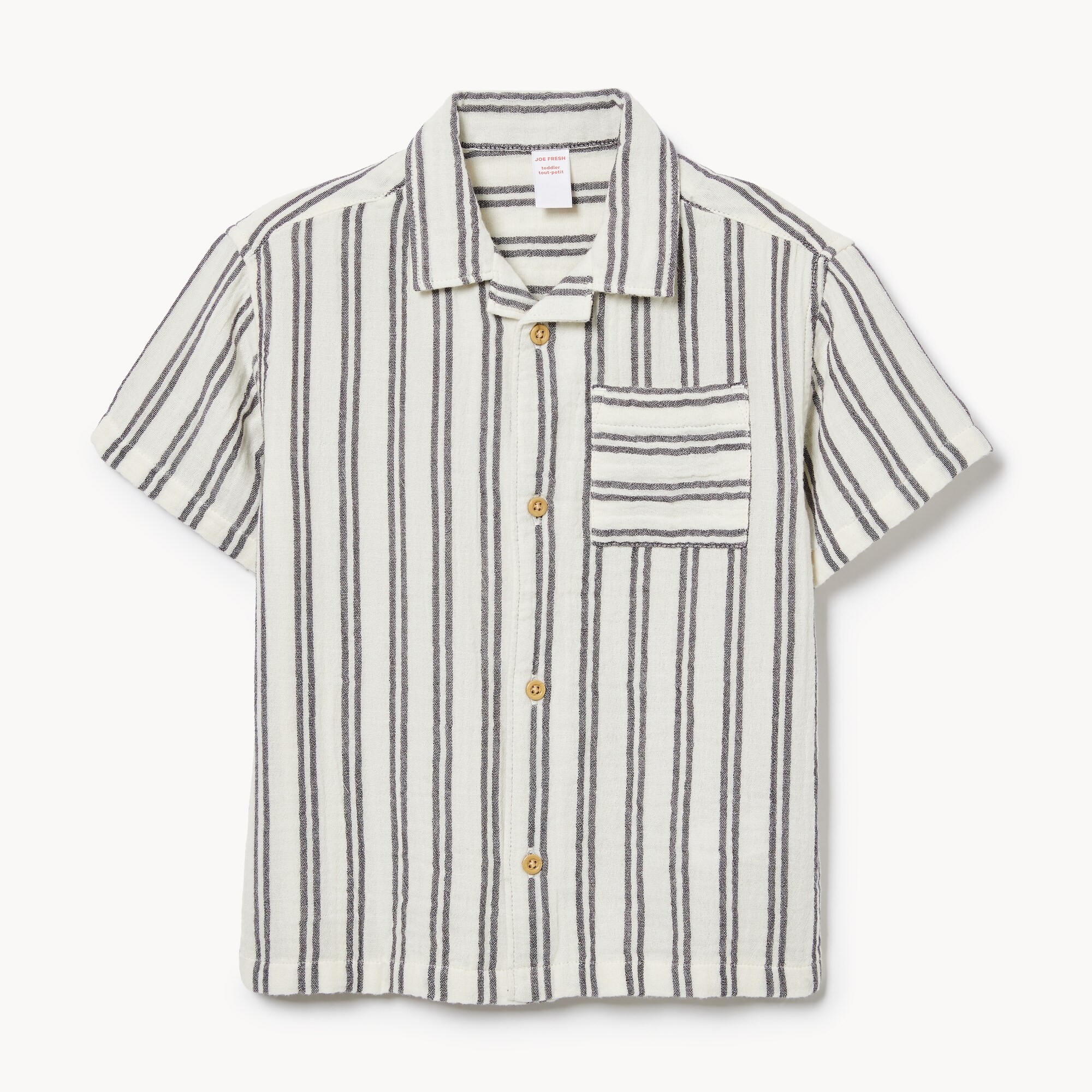 Toddler Boys' Gauze Button-Up