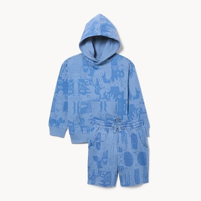 Ens. haut capuchon Silver Jeans, petits garçons - Bleu