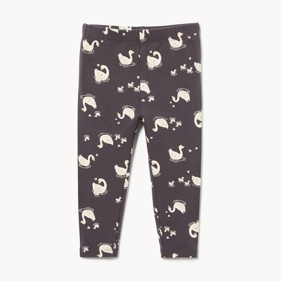 Baby Girls' Printed Legging - Charcoal