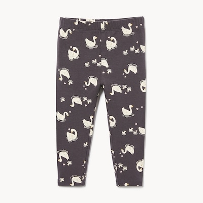 Legging imprimé pour bébés filles - Anthracite