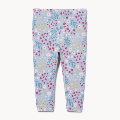Baby Girls' Printed Legging - Powder Blue