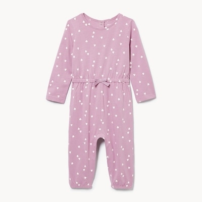 Barboteuse imprimée pour bébés filles - LAVANDE