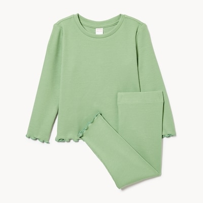 Ens. 2 pièces avec legging pour bébés filles - Vert Pâle